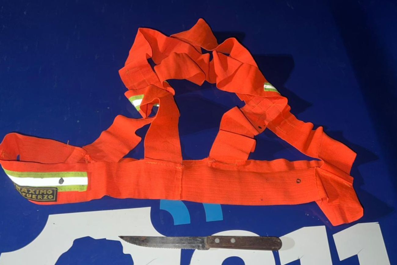 Detuvieron a una naranjita en Córdoba: descubrieron que tenía un cuchillo oculto durante un control