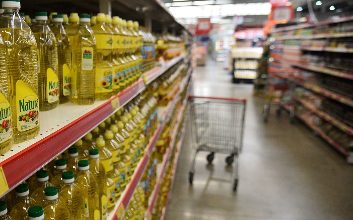 Los supermercados registraron una marcada baja en las ventas, debido a la caída del consumo.  