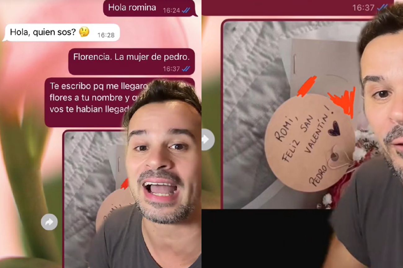 El chat se viralizó.