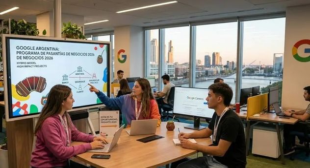 Pasantías en Google 2026: cómo anotarse y cuáles son los requisitos.