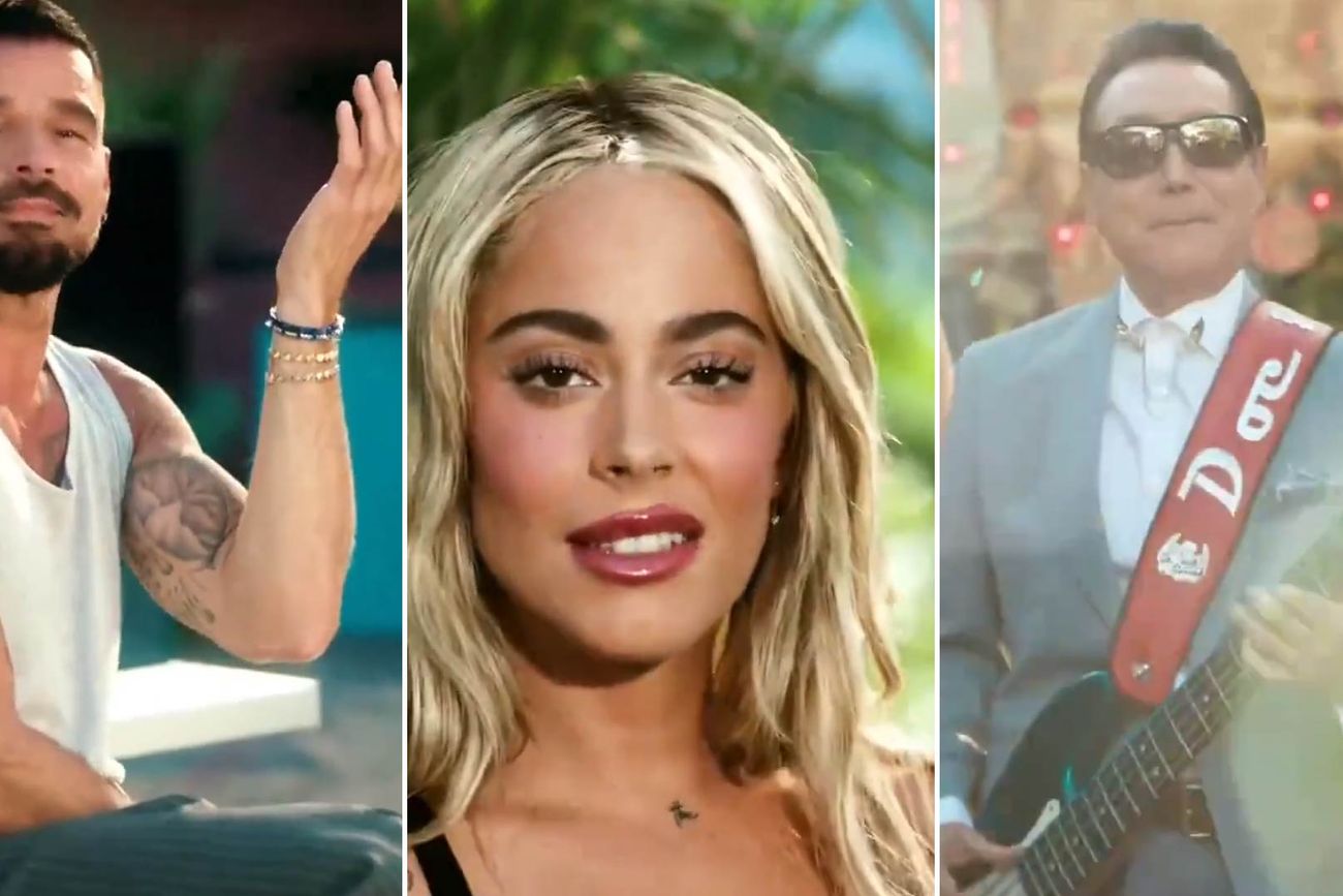 Ricky Martín relanzó Vuelve en formato de cumbia con Tini y Los Ángeles Azules.