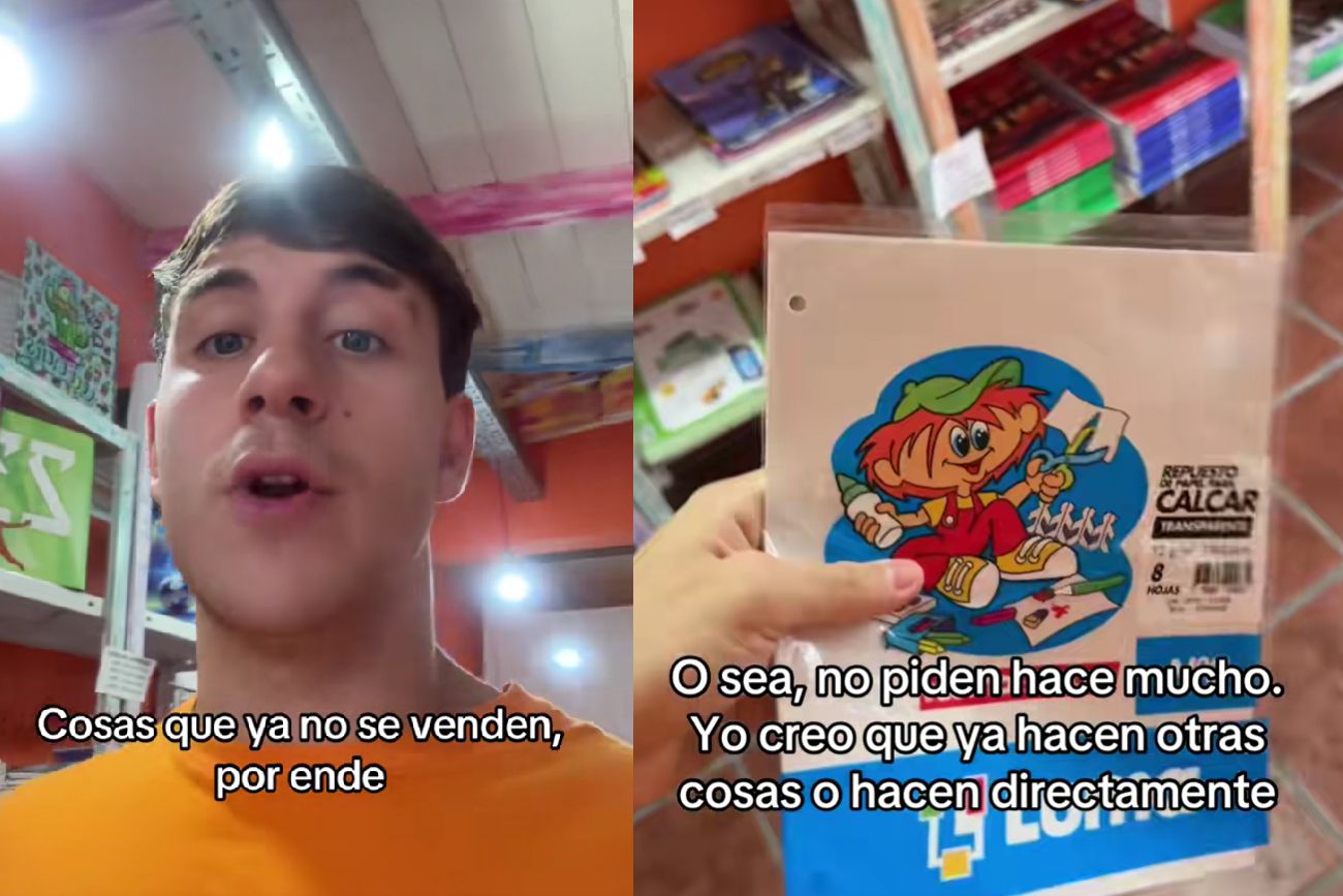 "Hace años que no vendo uno": un librero mostró los 3 útiles que ya nadie pide y causó nostalgia en las redes