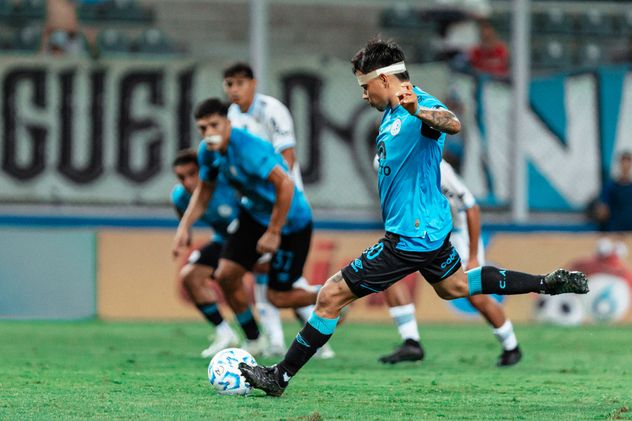 Belgrano en su partido de Copa Argentina.