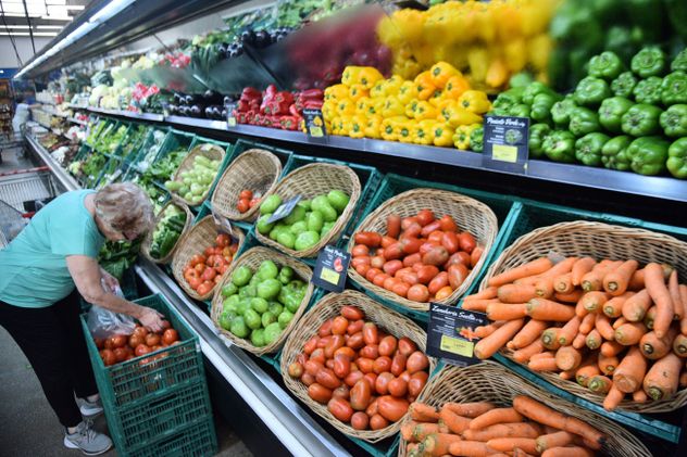 Los supermercados registraron una marcada baja en las ventas, debido a la caída del consumo.  
