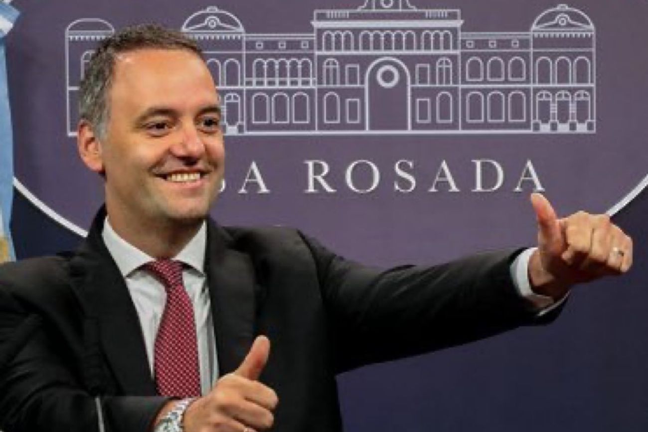 Manuel Adorni, jefe de Gabinete de Milei.