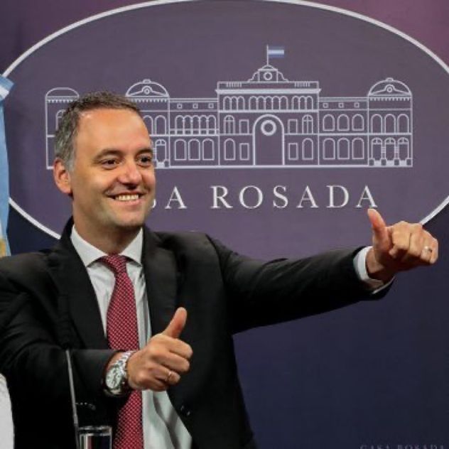 Manuel Adorni, jefe de Gabinete de Milei.