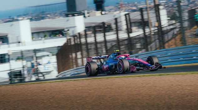 Colapinto en el GP de Japón.