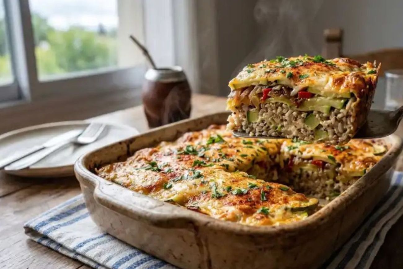 Receta de fin de mes: cómo preparar pastel de arroz y zapallitos en minutos 