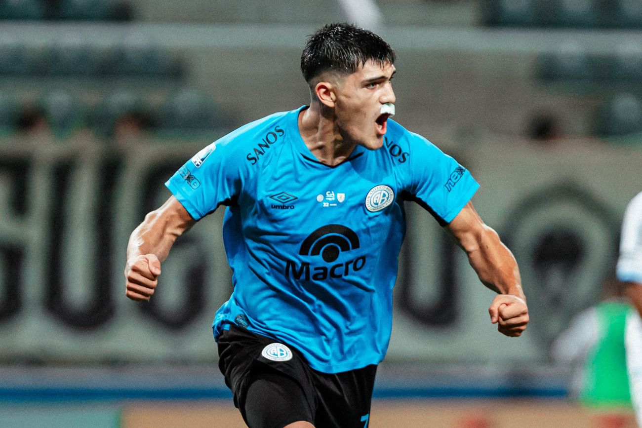 Belgrano en su partido de Copa Argentina.