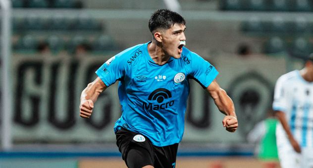 Belgrano en su partido de Copa Argentina.