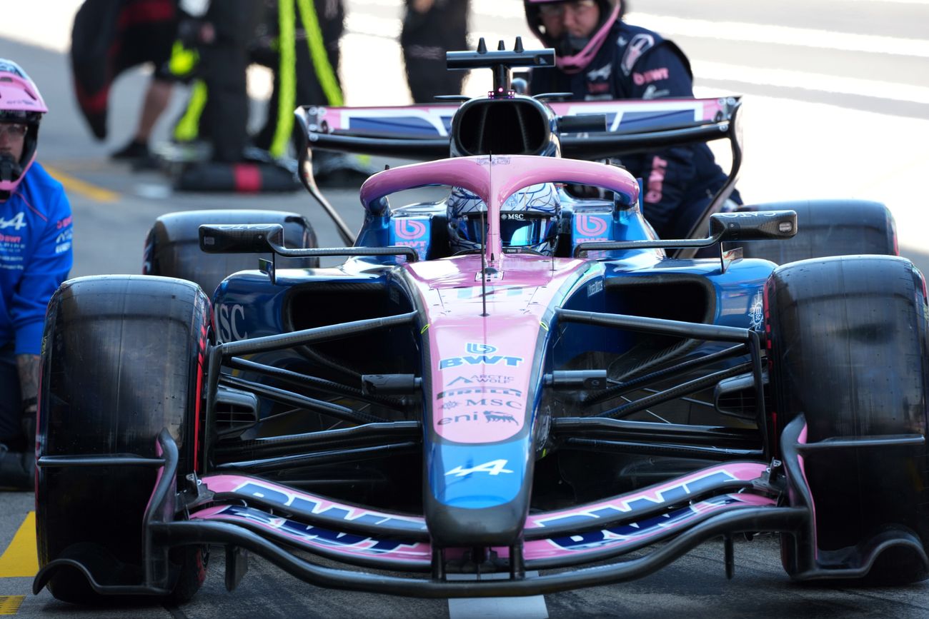 Franco Colapinto, piloto de Alpine, en el GP de Japón 2026.