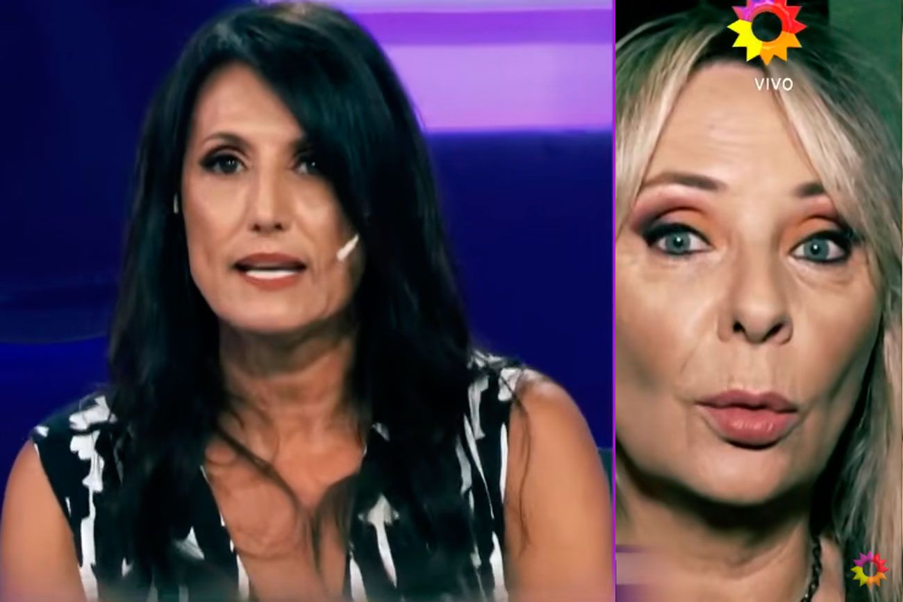 Fuerte pelea entre Nancy y Evelyn. Captura pantalla.