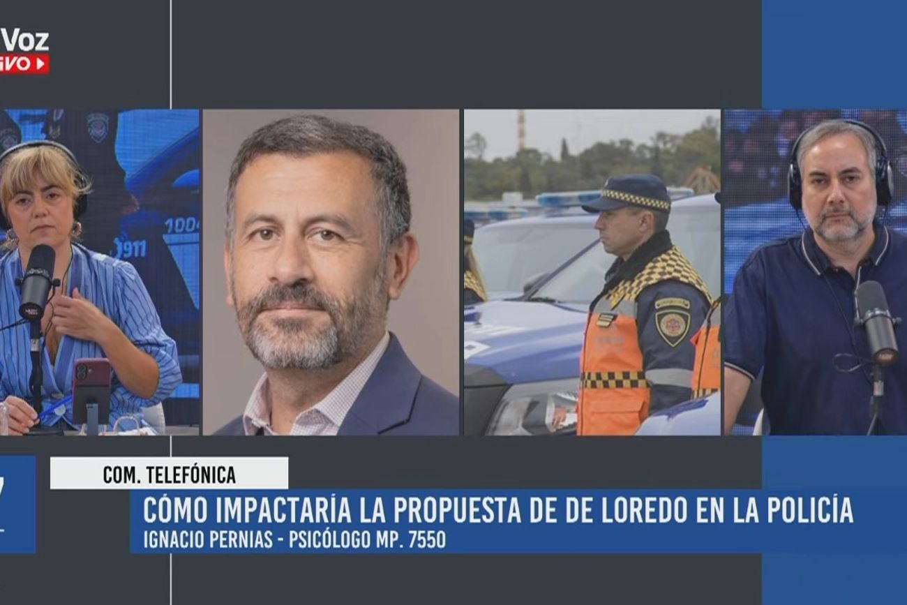 Un psicólogo analizó la propuesta de De Loredo sobre subir la edad jubilatoria a los policías de Córdoba.