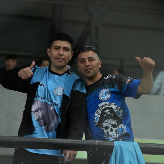 Hinchas de Belgrano en Copa Argentina.