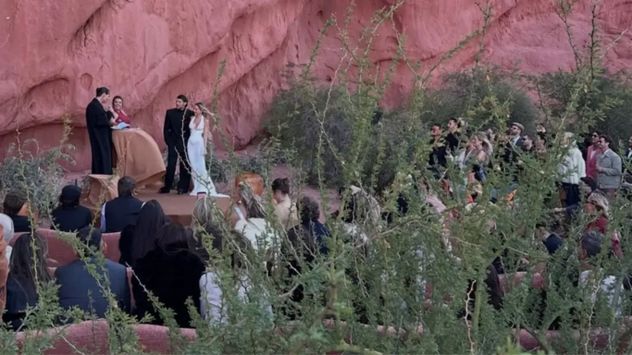 Escándalo en Cafayate: difunden videos del casamiento en un área protegida y crece la investigación. (gentileza)