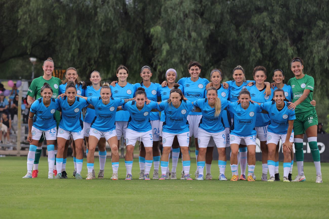 Belgrano, equipo femenino, ante Independiente.