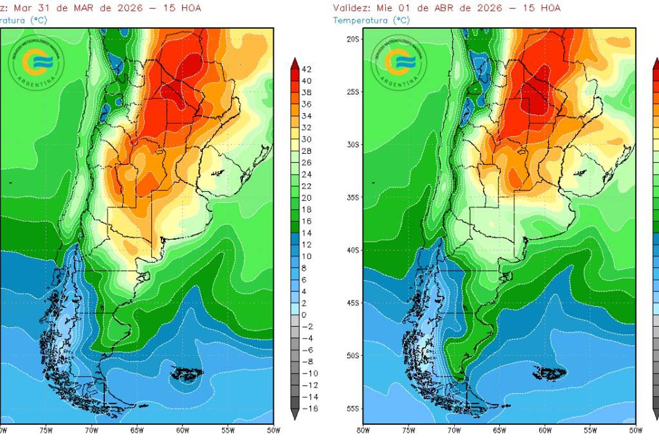 Clima. Alerta por temperaturas extremas.