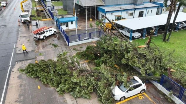 Un tornado provocó destrozos en Bombal, Santa Fe. (El Litoral) 