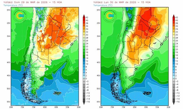 Clima. Alerta por temperaturas extremas.