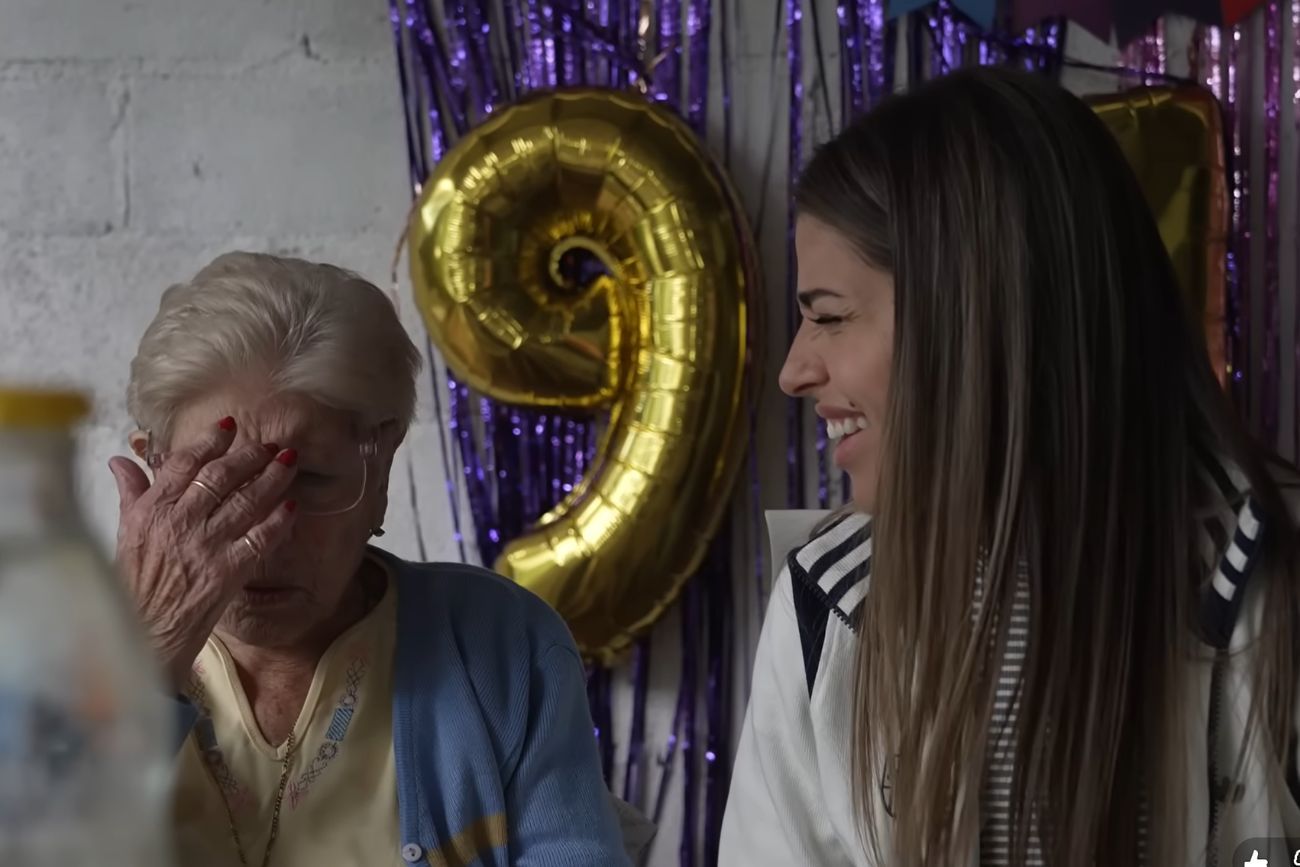 Falleció Porota, la abuela de Euge Quevedo (Captura de pantalla)