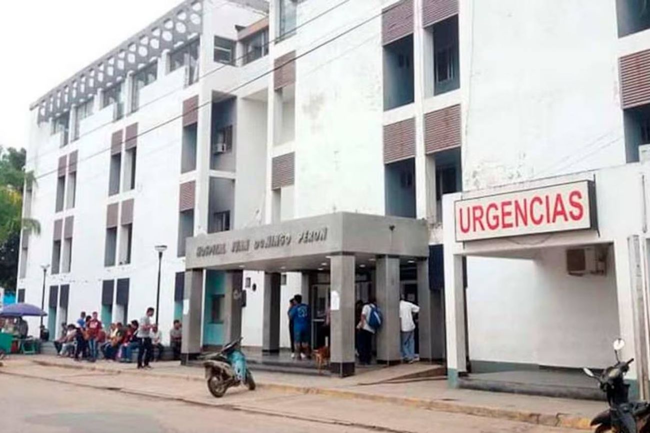 El recién nacido fue abandonado en el Hospital de Tartagal, en Salta. (TN / Salta Comparativa)
