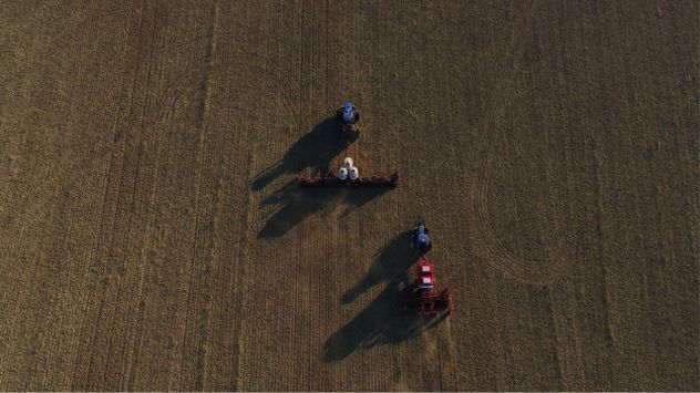 AGRICULTURA. Las tierras trabajadas.