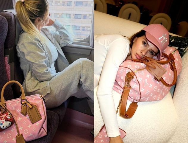Wanda Nara apostó a un estilismo cómodo en clave athleisure y elevó el outfit con una cartera de lujo en tono rosa que ya había dado que hablar meses atrás.