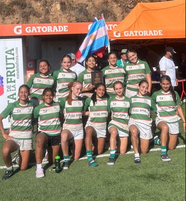 Taborín se consagró campeón sudamericano en rugby femenino.