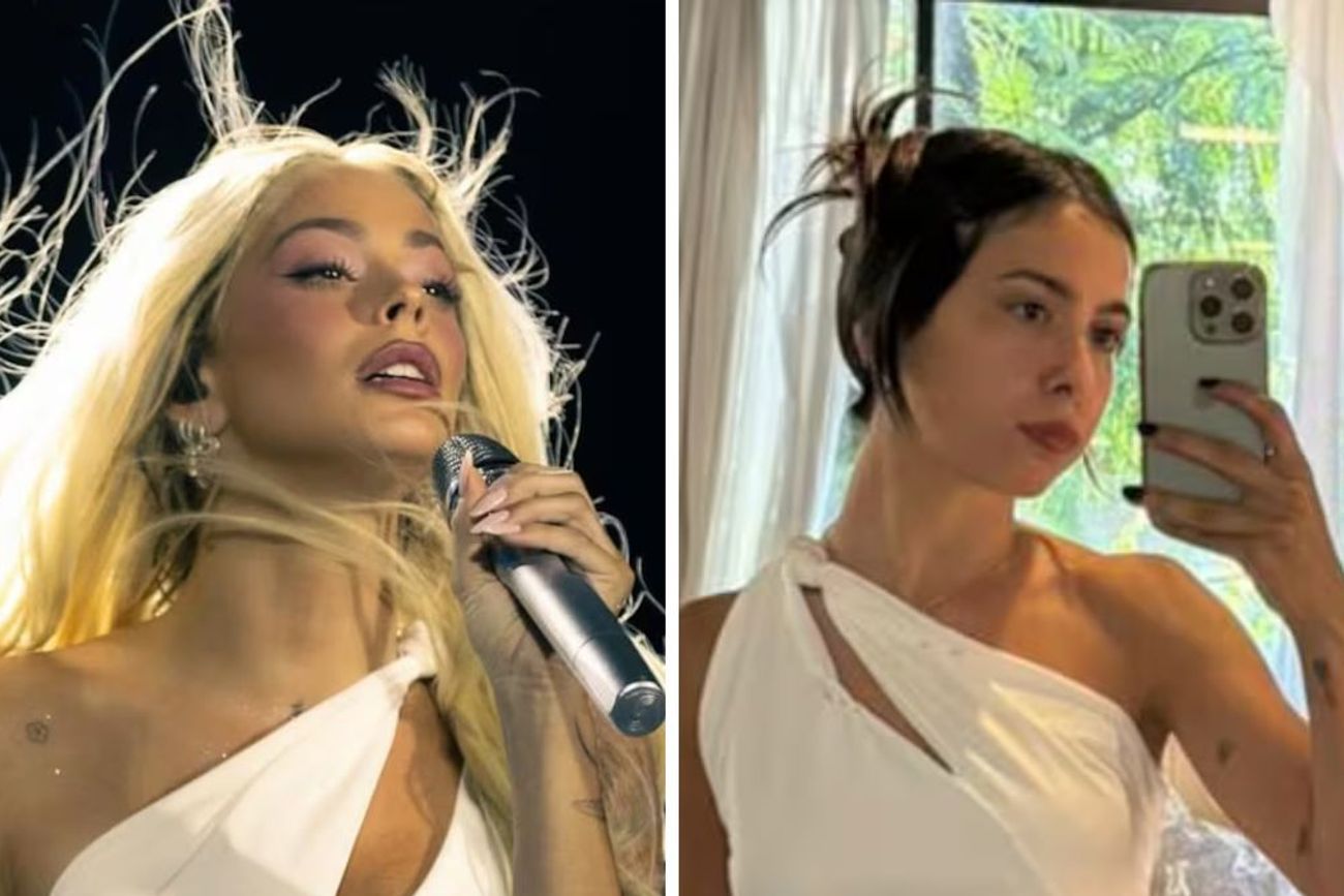 Con apenas unos días para diseñar y producir el outfit, Francesca De Santis logró crear un look performático que fusionó la identidad de la marca Hotel Estudio con el estilo inconfundible de Tini Stoessel.