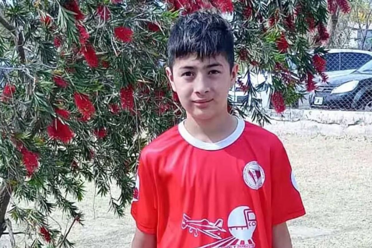 Santa Fe. Ian Cabrera, de 13 años, falleció este lunes en el tiroteo en San Cristóbal. (TN)
