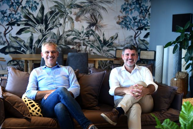 HERMANOS. Tomás y Diego Grunhaut. Falta Constanza, que tiene a su cargo el estudio de arquitectura. (Ramiro Pereyra) 