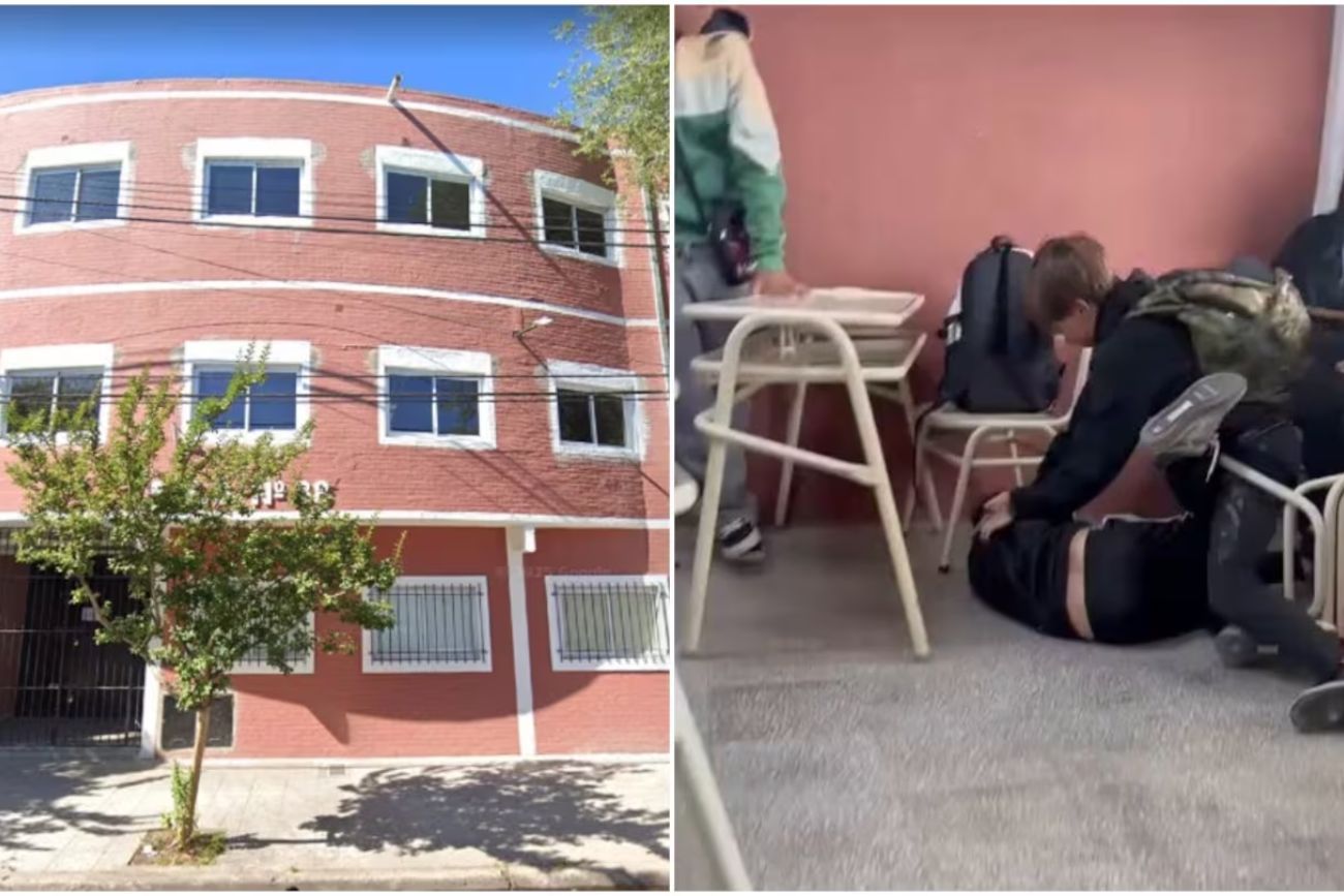 Brutal ataque en una escuela: un alumno recibió una patada en la cabeza y terminó con fracturas