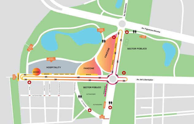 Así será el circuito en Caba.