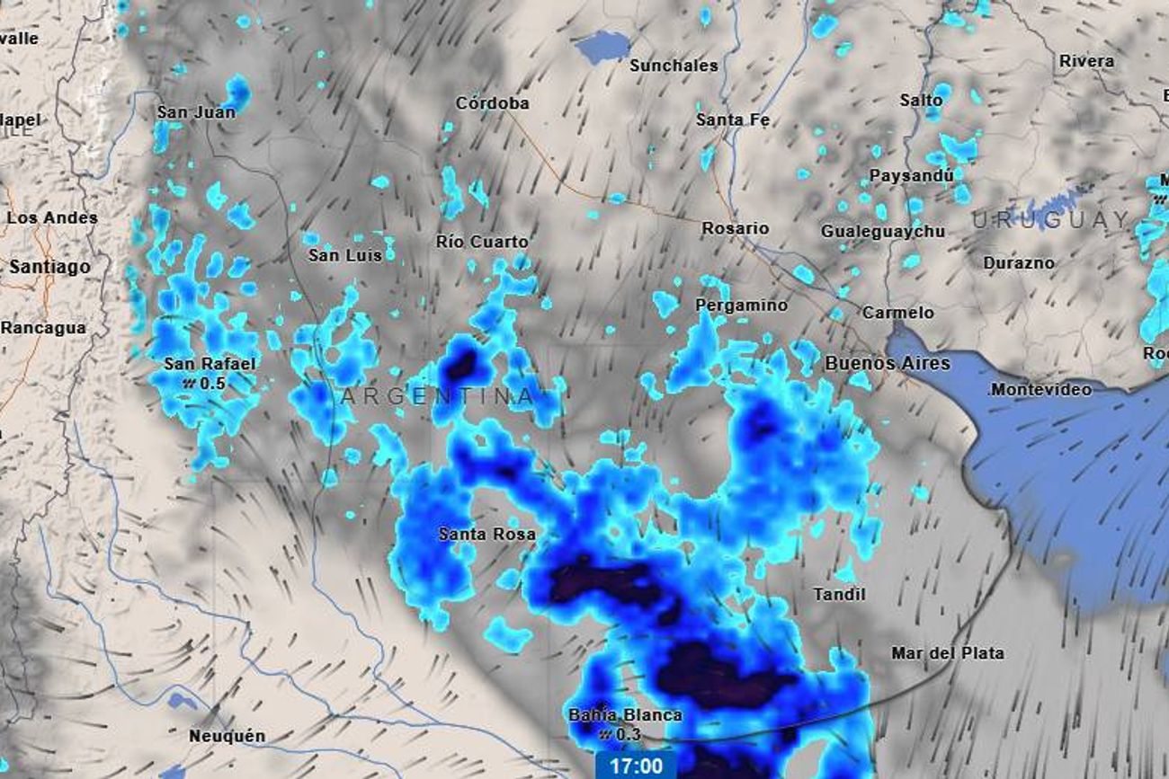 Se vienen las lluvias.
