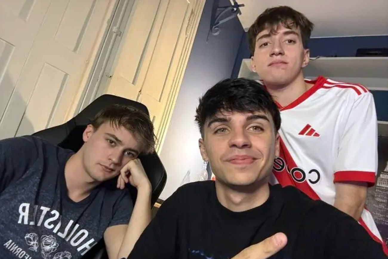 "Moski", "Mernuel" y "Bauletti" son un trío de streamers muy famosos en las plataformas digitales. 