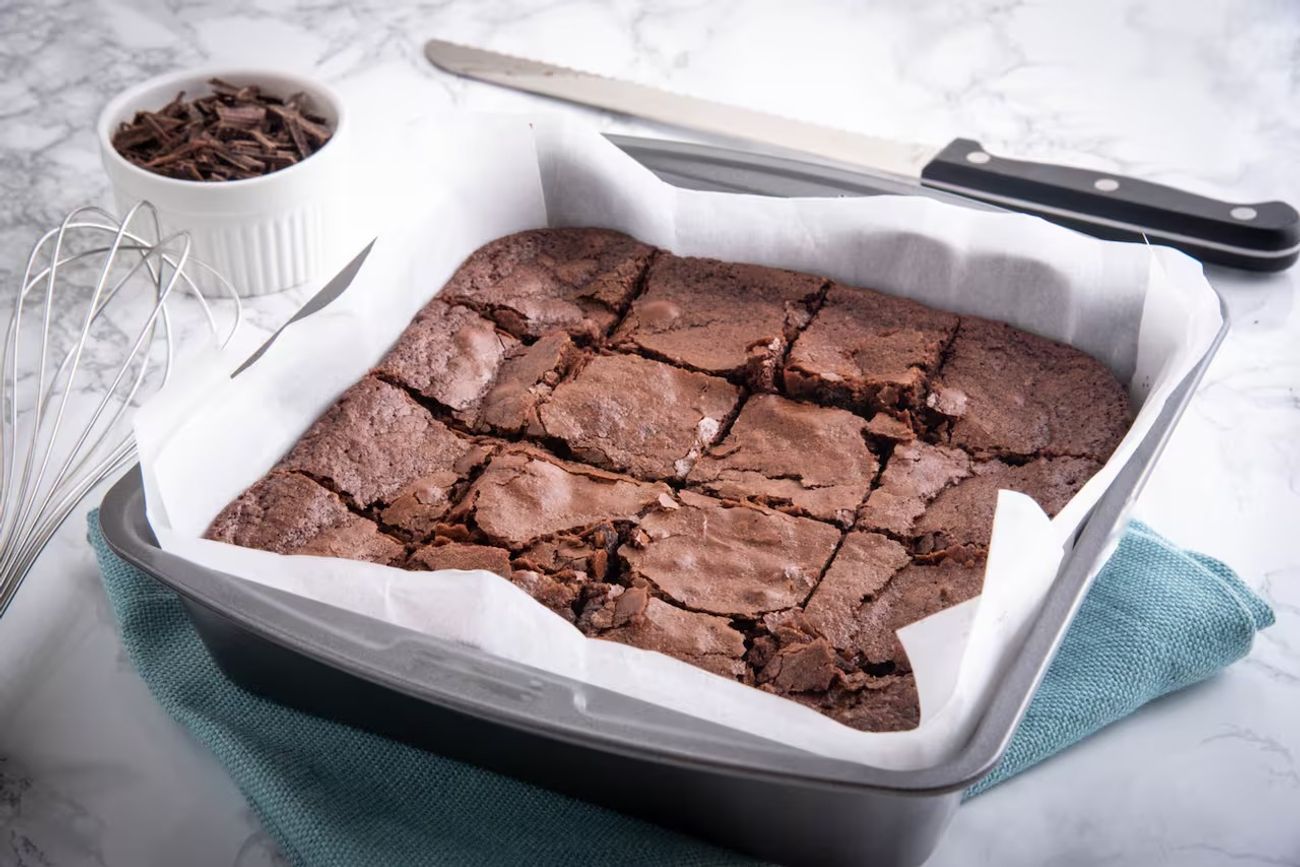 Brownie proteico sin harina: receta fácil y rápida en pocos minutos.