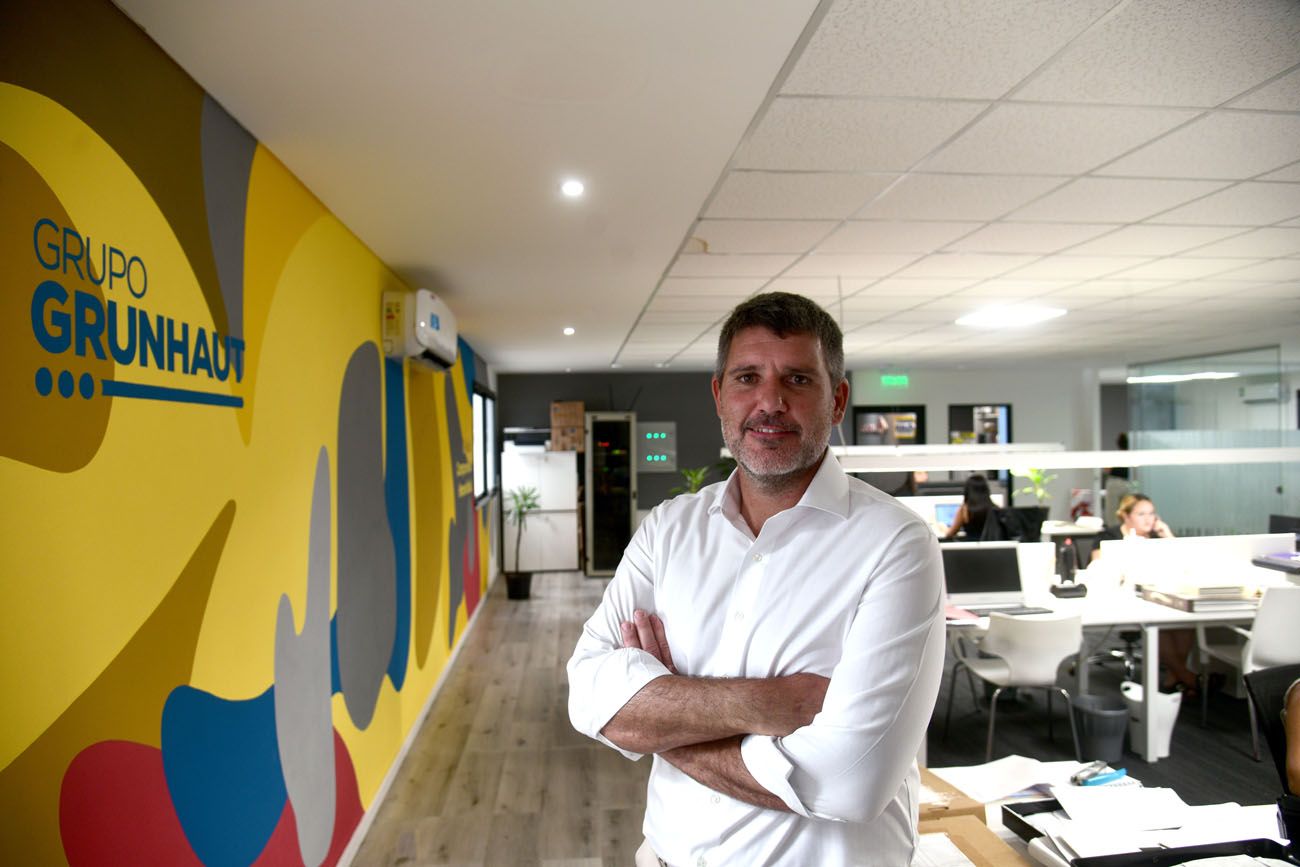 PROTOCOLO. Grunhaut reveló que con sus hermanos están trabajando en un protocolo para la empresa familiar. "En el camino han salido un montón de temas, sobre todo la necesidad de profesionalización", admite. (Ramiro Pereya)
