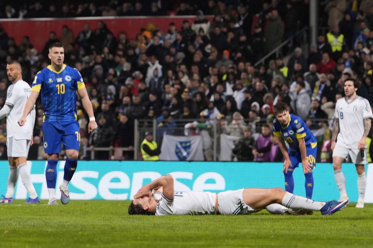 Italia vs. Bosnia, por el repechaje UEFA para el Mundial 2026.