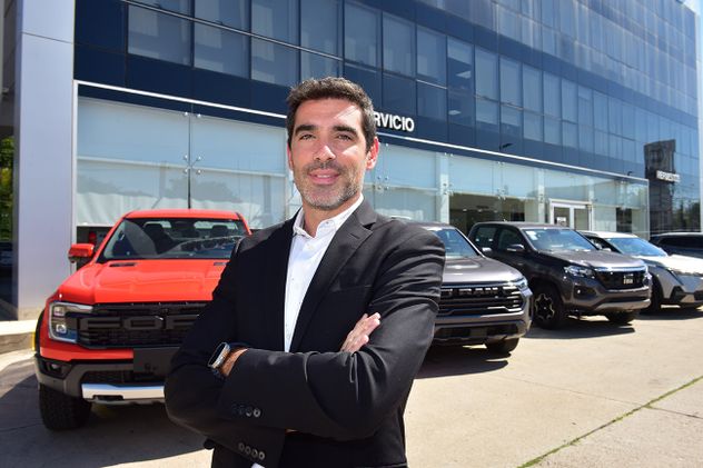 "Ford es nuestra relación de más larga data y un orgullo para nosotros, especialmente por la tecnología que hoy fabrican en Argentina con la Ranger. Tenemos muchas expectativas por la nueva Ranger Híbrida Enchufable que fabricá desde 2027 en Pacheco", dice Matías Montironi.(Foto José Hernández)