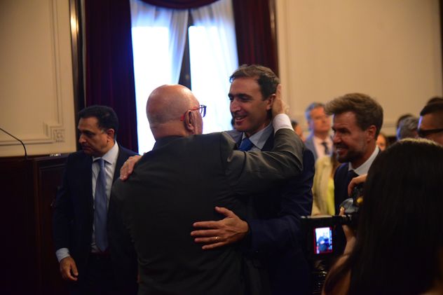 Asume el nuevo fiscal general de la Provincia, Carlos Rubén Lezcano, en reemplazo de Juan Manuel Delgado. El saludo del ministro de Justicia, Julián López.