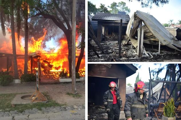 En febrero de 2026 se incendió un local comercial en avenida Recta
Martinoli al 8800.