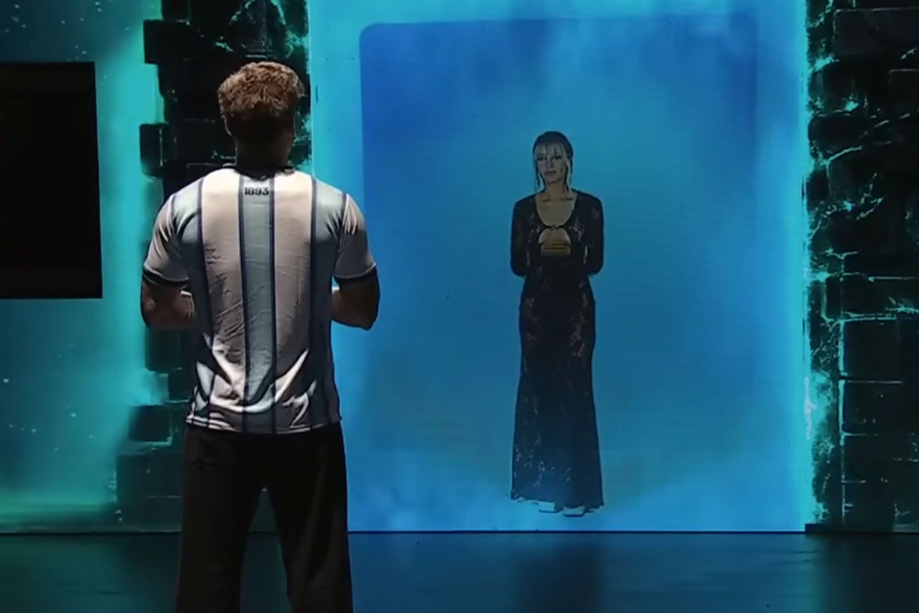 Zoe Bogach enfrentó a Manu Ibero. Captura pantalla.