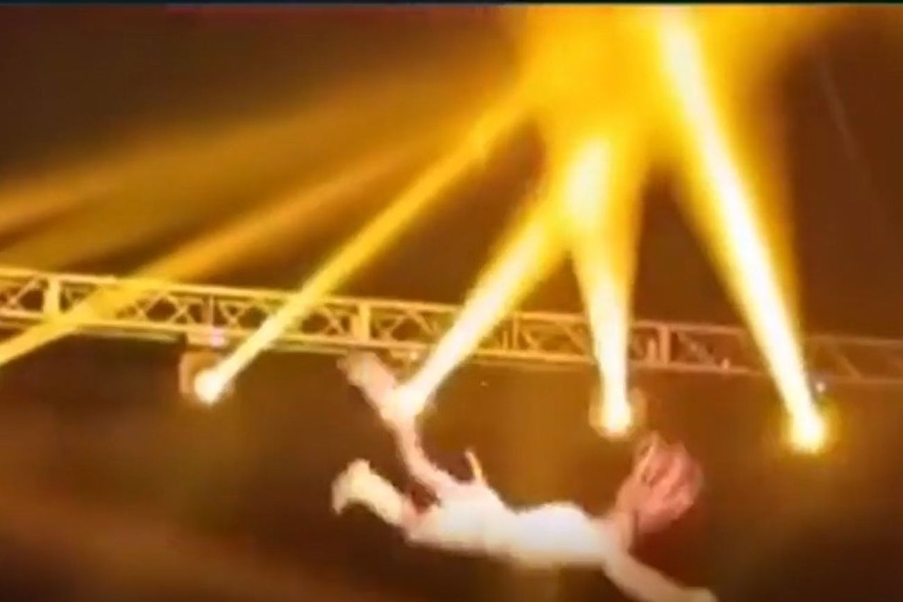 Un artista de San Luis se accidentó en el circo donde trabaja, quedó con heridas importantes pero está en buen estado de salud. 