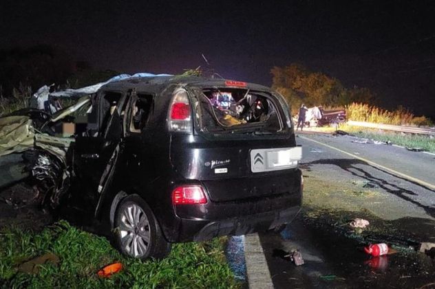 Murieron dos conductores tras un choque frontal una ruta de Córdoba