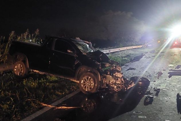 Murieron dos conductores tras un choque frontal una ruta de Córdoba