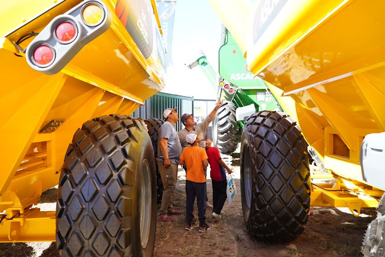DINAMIZADOR. El crédito estimuló en Expoagro la venta de maquinaria agrícola.