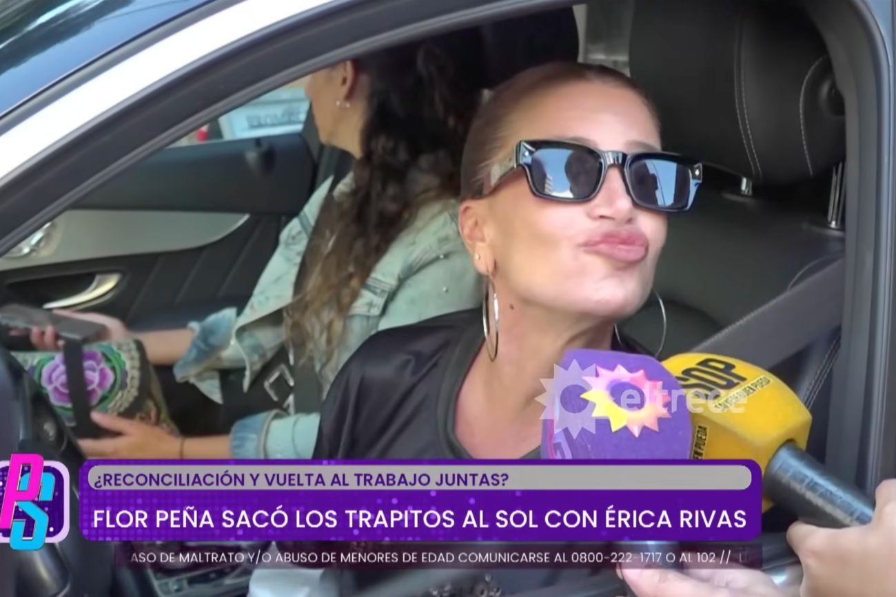 Florencia Peña habló con Puro show y SQP de su vínculo con Érica Rivas.