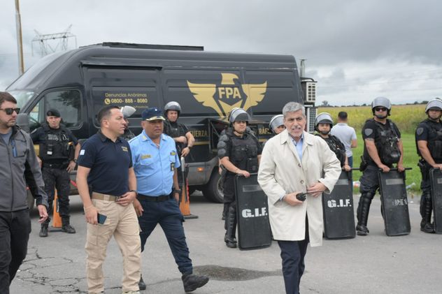 Controles a hinchas de Boca Juniors en Córdoba.