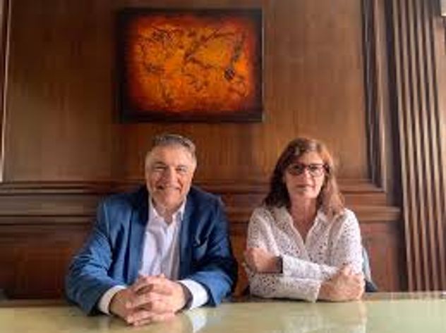 Luis Ignacio Brusco y Laura Morelli de la UBA y de la Fundación Instituto Leloir, respectivamente.