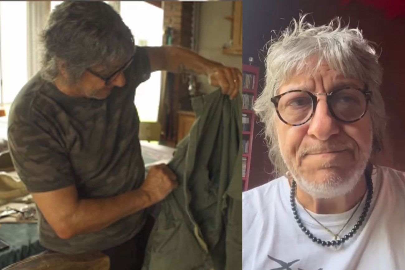 Claudio Maffia, baterista de Kapanga. Foto: captura pantalla.